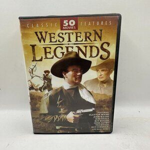 Western Legends Classic 50 Movie Collection John Wayne Not Rated DVD 12 Disc Set